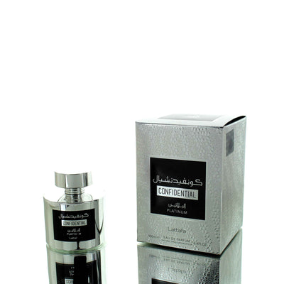 Lattafa Confidential Platinum EDP for Men 100ml
