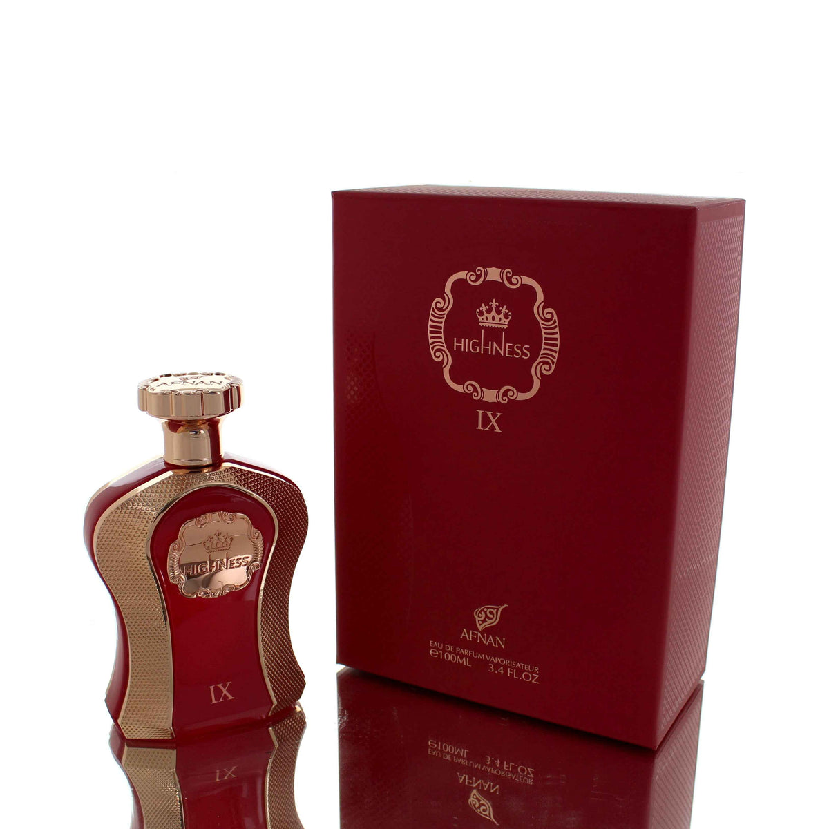 Afnan IX Her Highness Maroon EDP W 100ml Boxed Eau De Parfum for Women 100ml