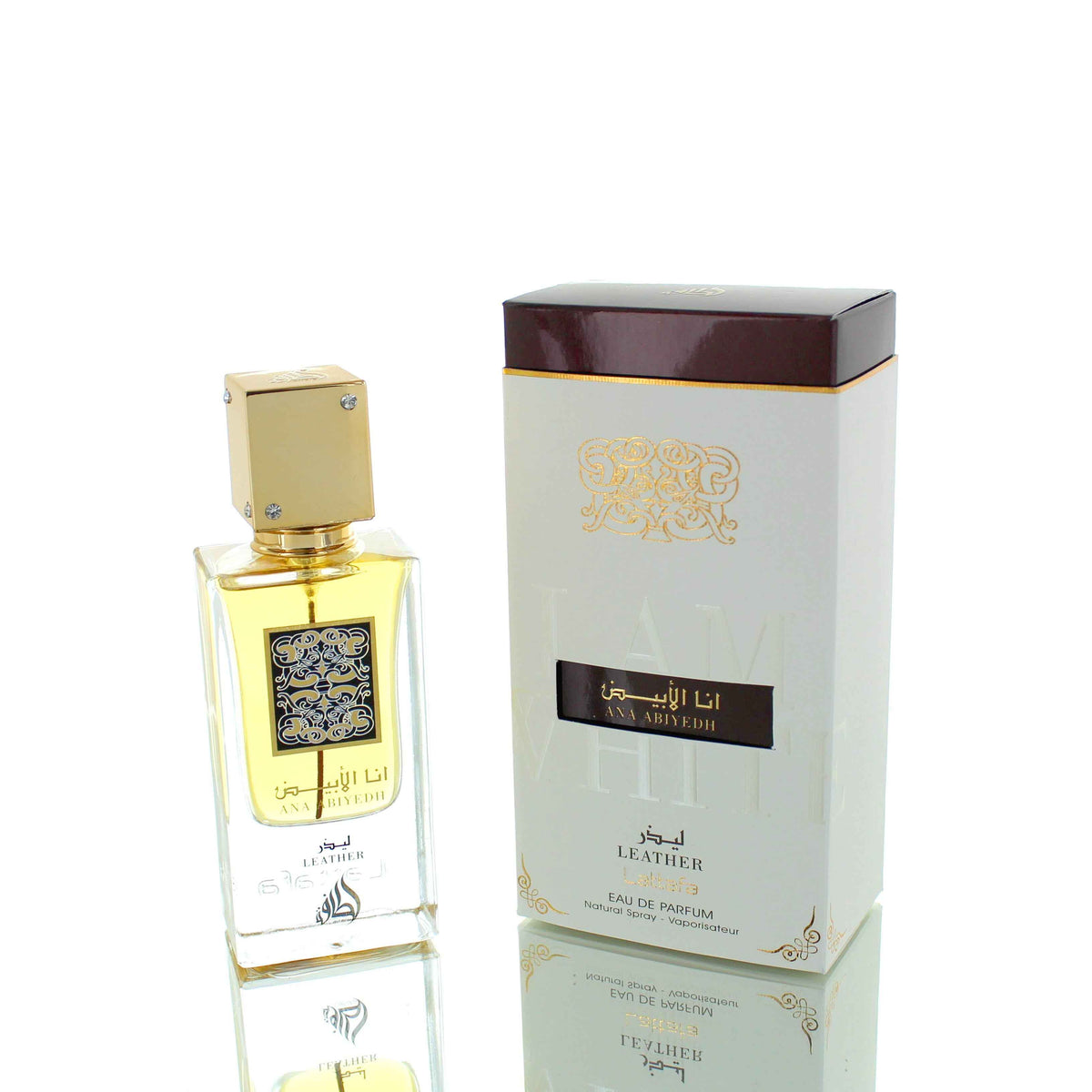 Lattafa I am White Leather EDP for Men 60ml
