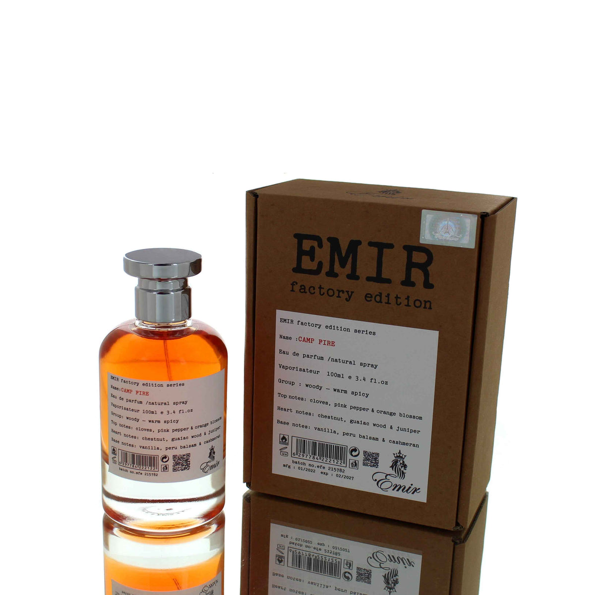 Paris Corner Emir Camp Fire Eau De Parfum for Men 100ml