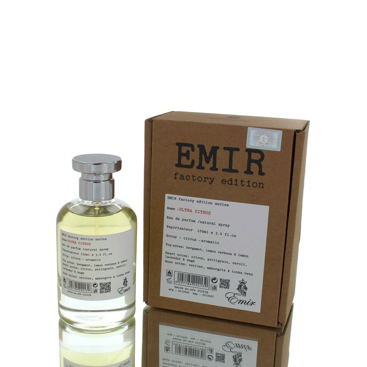 Paris Corner Emir Ultra Citrus Eau De Parfum for Men 100ml