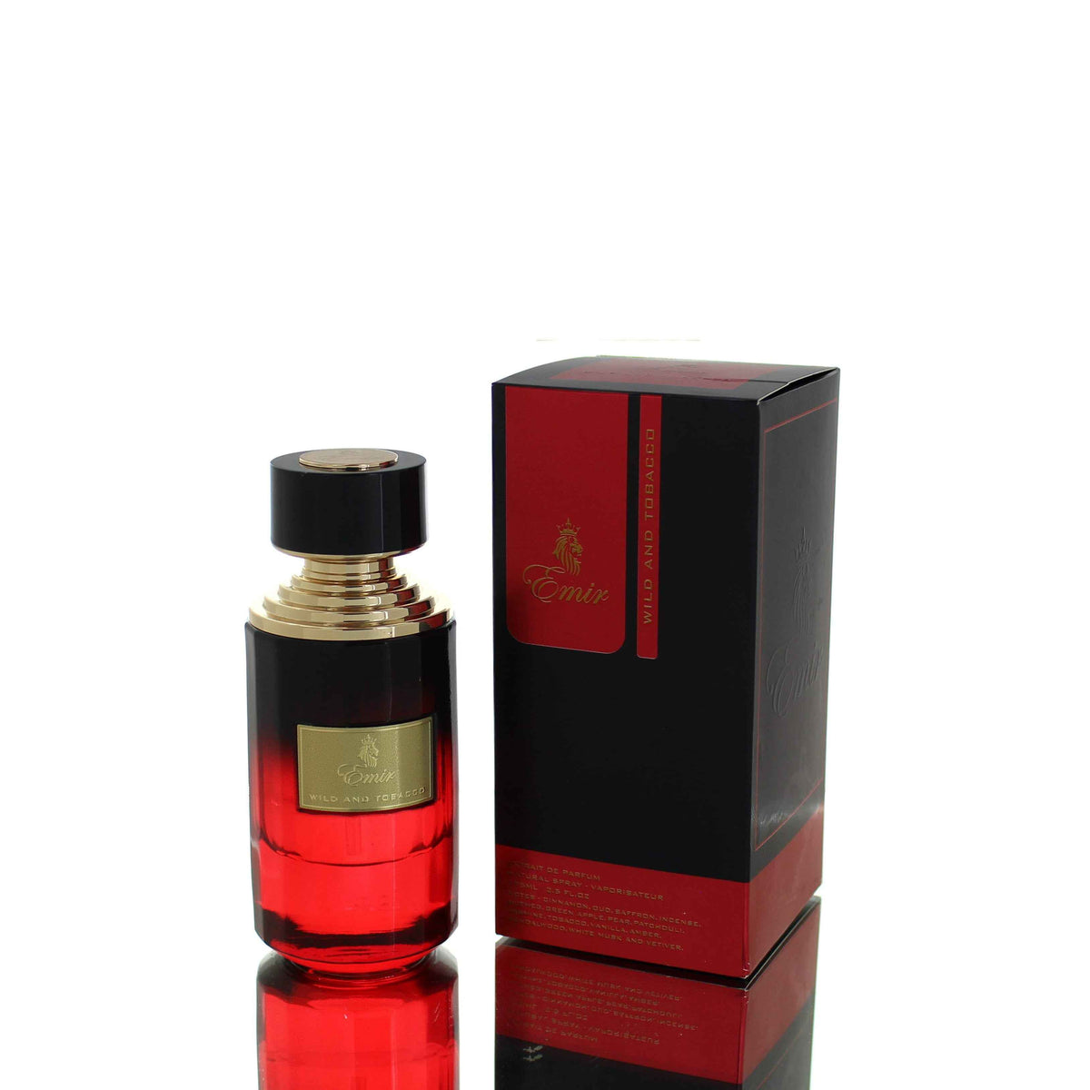 Paris Corner Wild and Tobacco Emir (Red Tobacco Twist) Eau De Parfum for Men 100ml