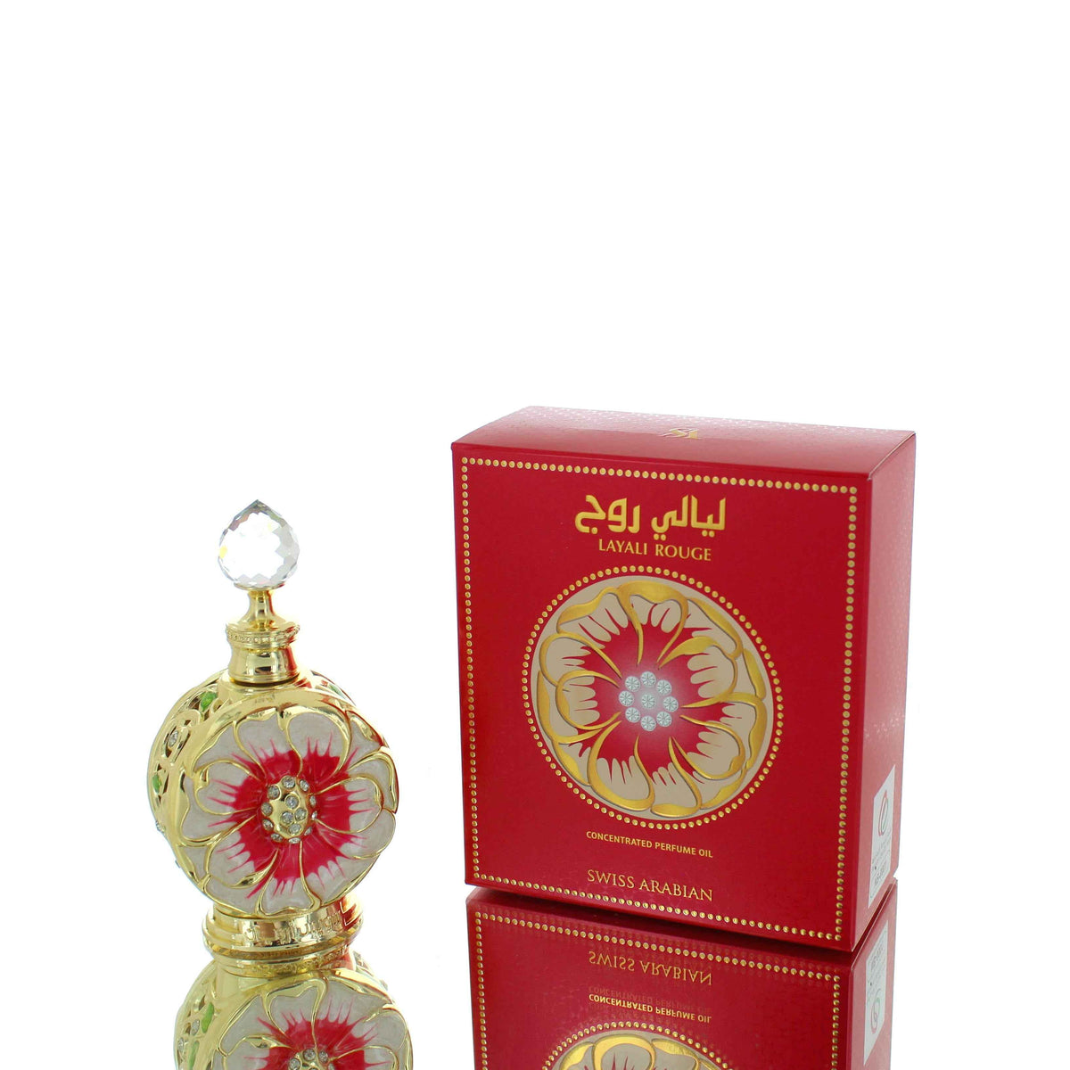 Swiss Arabian Layali ROUGE Edition 15ml Concentrated Perfume Oil for Men 15ml