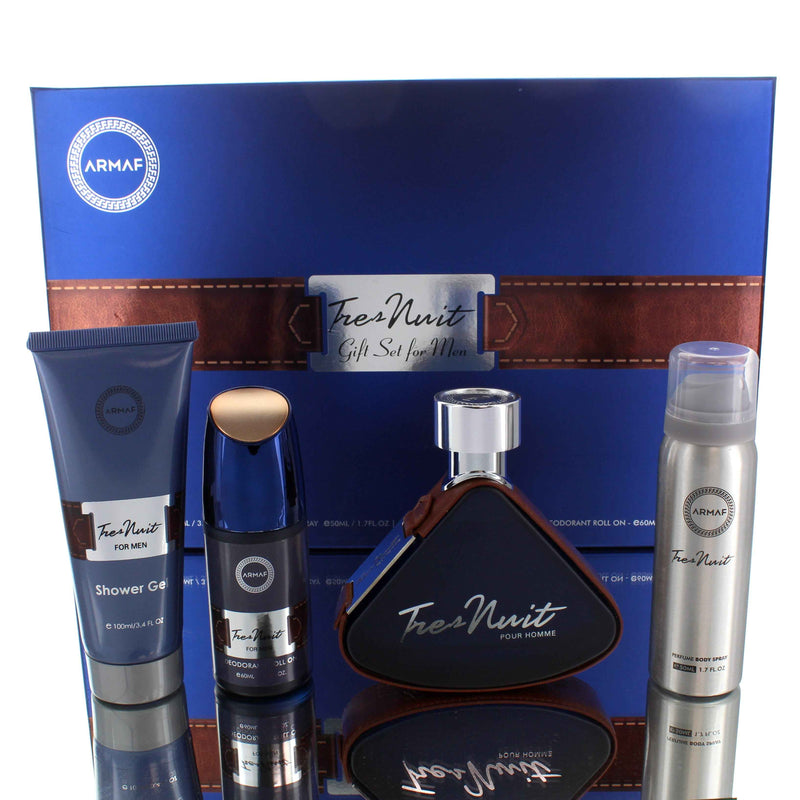 Set - Armaf Tres Nuit EDT M 100ml Set (Green Irish Twist, W/ Sg, Body Spray, Shampoo)