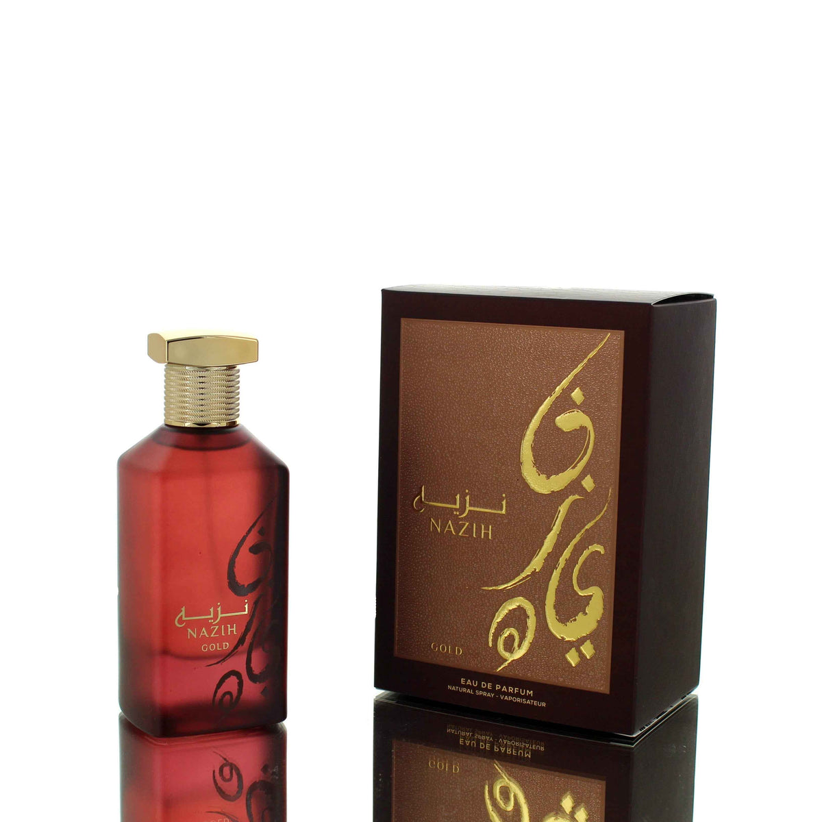 Fragrance World Nazih Gold (Golden Oud Twist) Eau De Parfum for Men 100ml