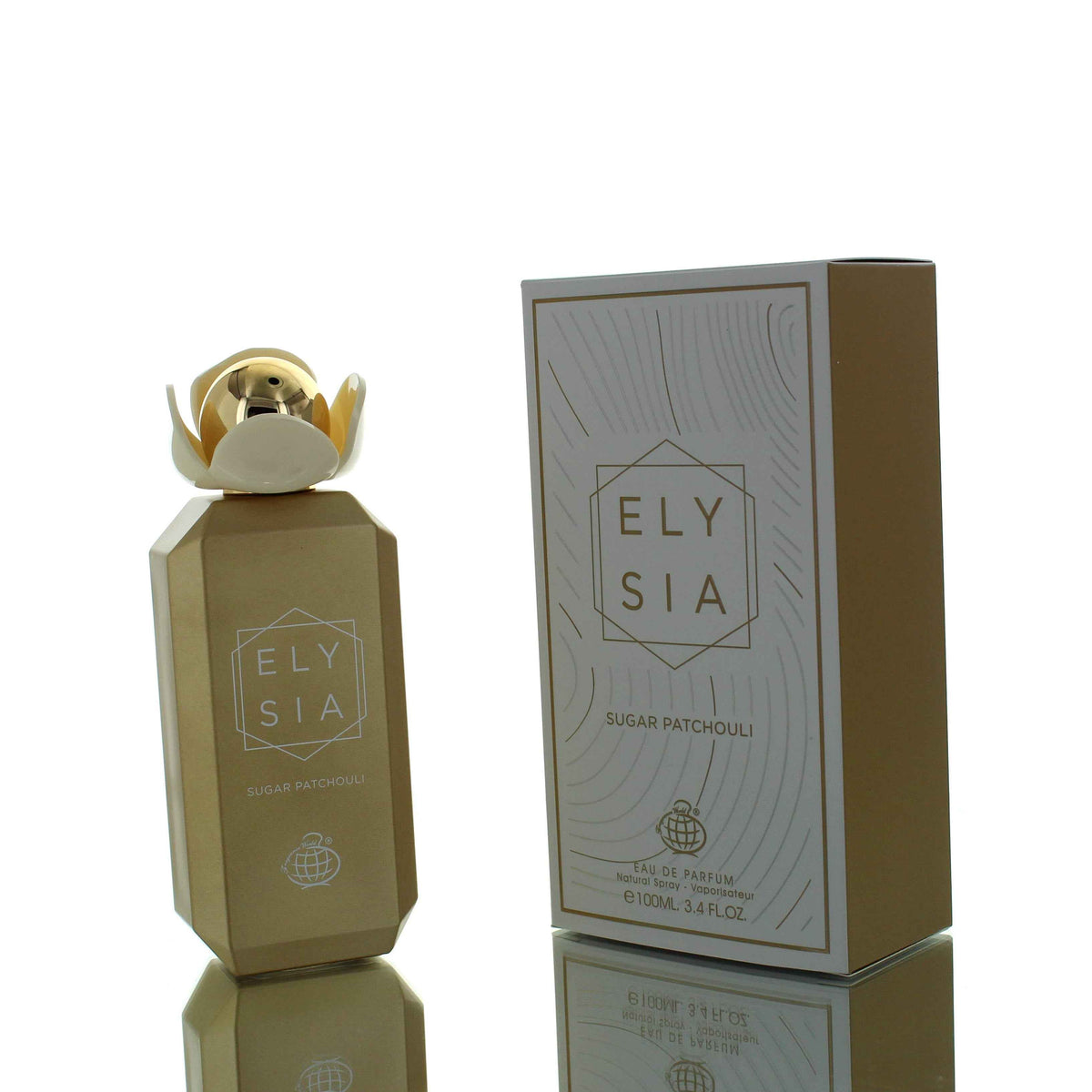 Fragrance World Elysia Sugar Patchouli Eau De Parfum for Women 100ml