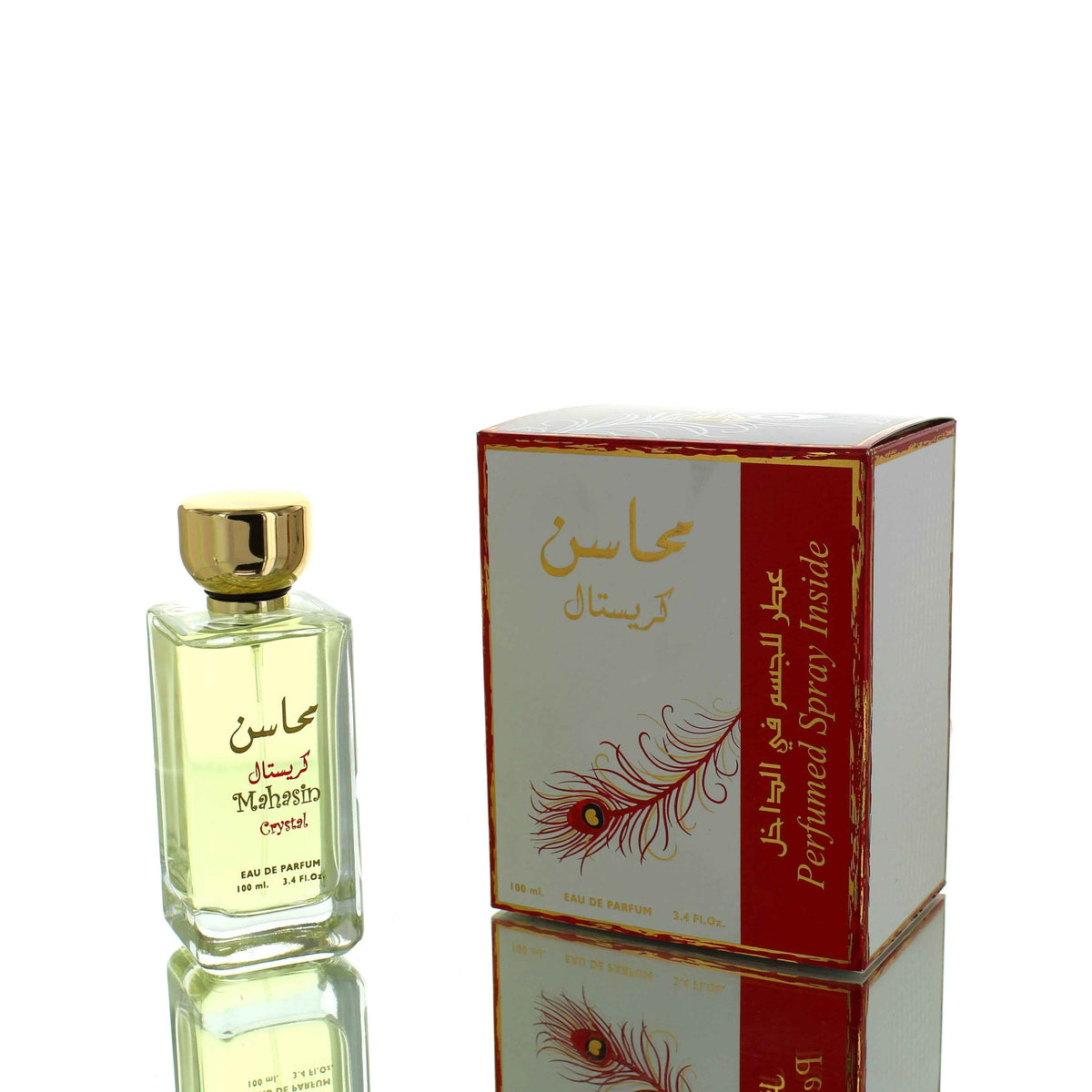 Lattafa Mahasin Crystal (with Deo) EDP for Women 100ml