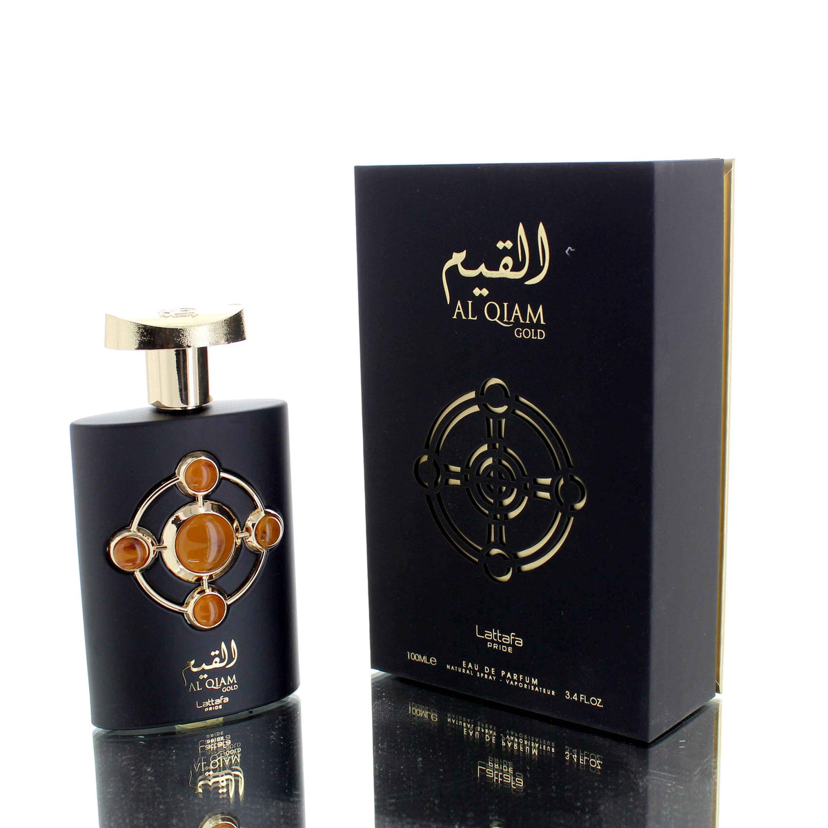 Set - Lattafa Al Qiam Gold EDP M 100ml Gift Set