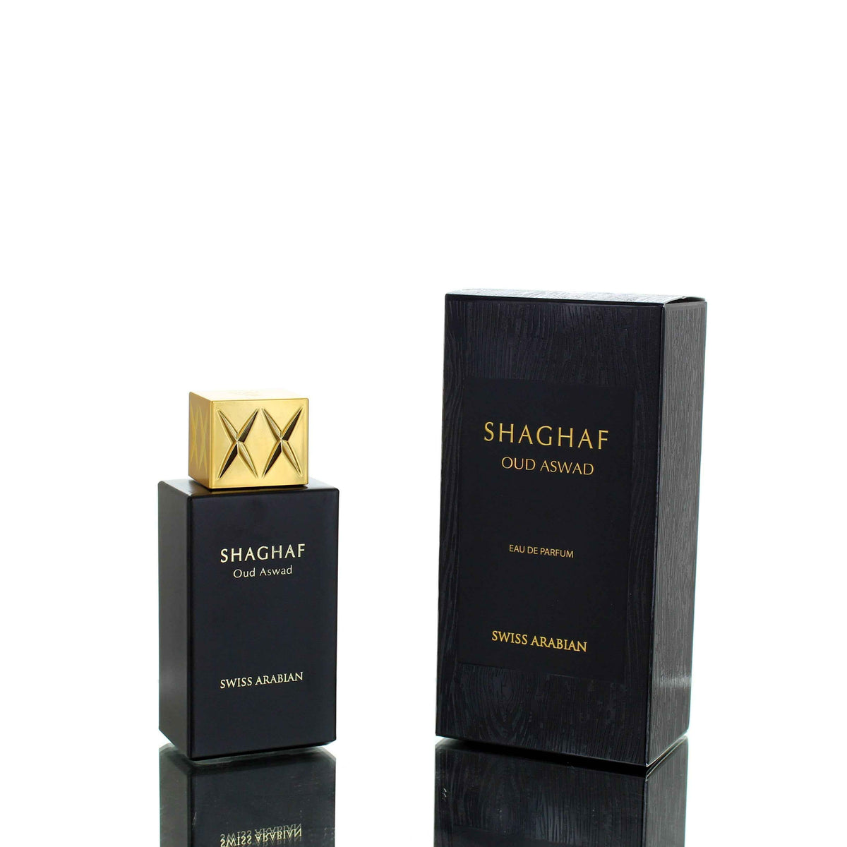 Swiss Arabian Shaghaf Oud Aswad EDP 75ml Boxed Eau De Parfum for Men 75ml
